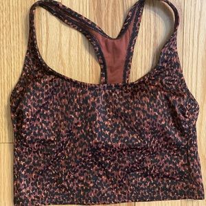 Cheetah print bikini top